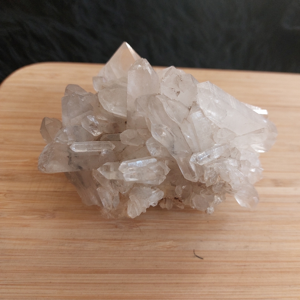 Natural Clear Quartz Crystal Cluster | Raw Healing Stone Decor